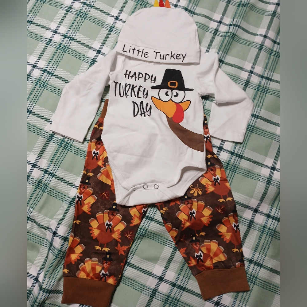 3-6 Month Thanksgiving Outfit